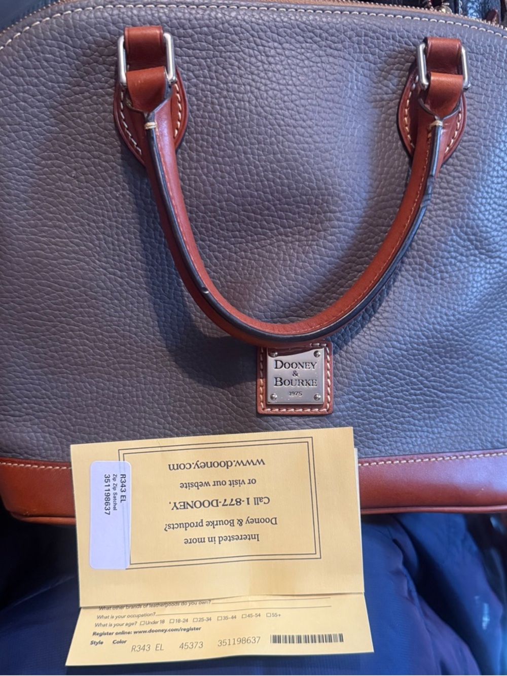 Dooney & Bourke Zip Zip Satchel